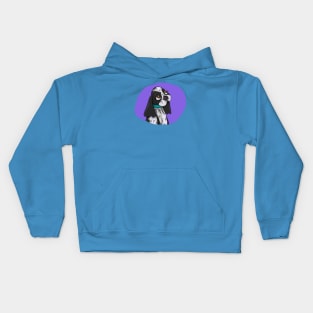 Blue Roan Puppy Kids Hoodie